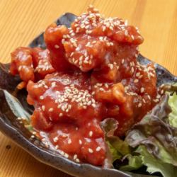 Fried chicken with yangnyeom