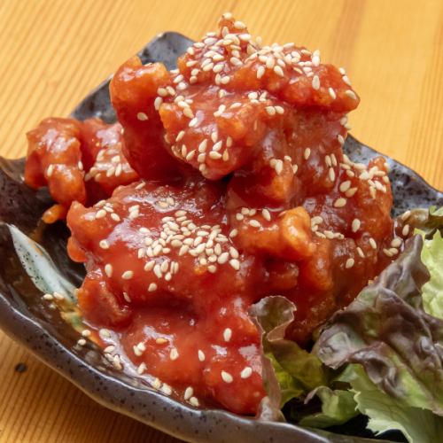 Fried chicken with yangnyeom