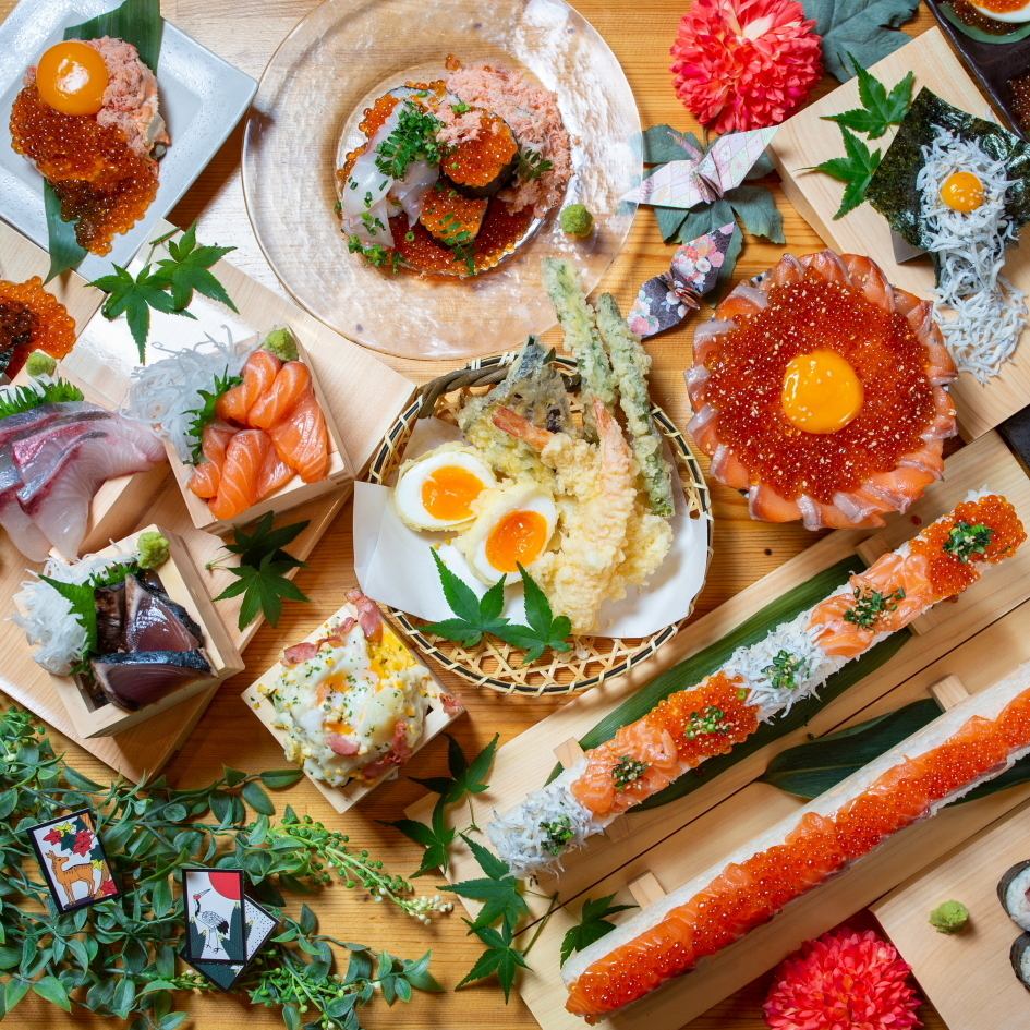 神戸三宮初！寿司ドッグメインの海鮮個室居酒屋！寛げる空間で鮨、天ぷらを堪能