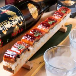 鰻の棒押し寿司