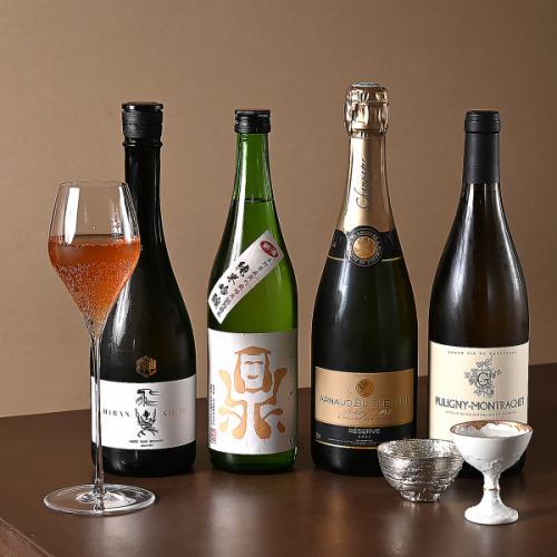 日本酒やワインなども厳選