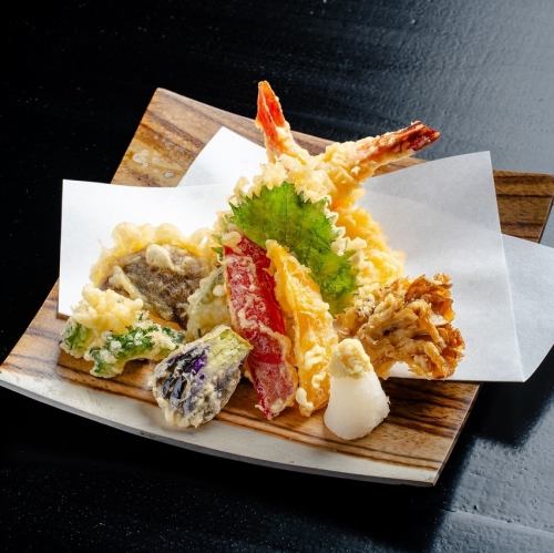 天ぷら盛り合わせ【看板メニュー】