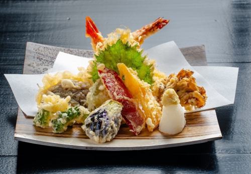 【天ぷら盛り合わせ】