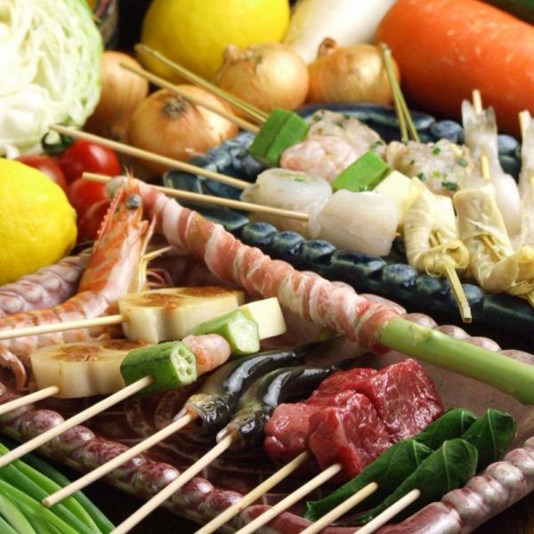 おまかせコース　※お召し上がりの本数でお勘定致します。