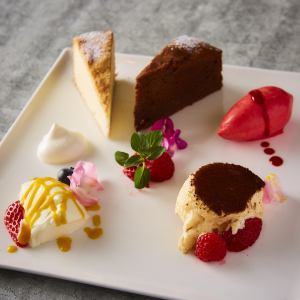 Assorted dessert set