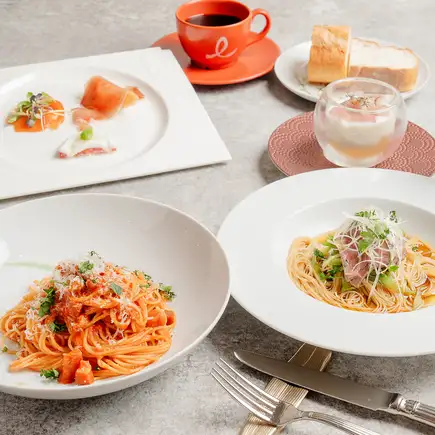 Seasonal Course [A] ~A seasonal course including an appetizer, your choice of pasta or pizza, and dessert~