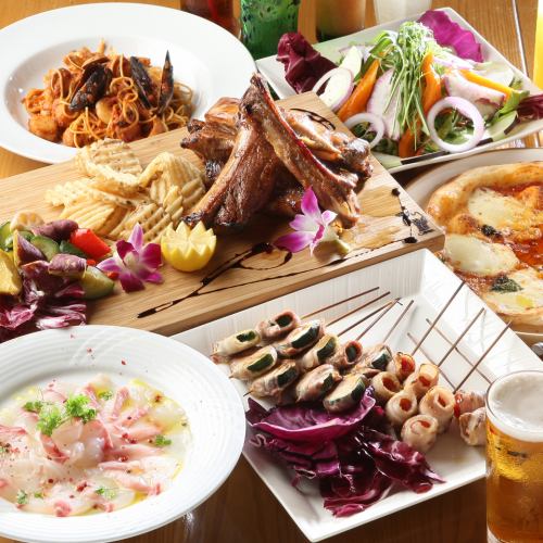 【3名～】なでしこGirlsプラン（女子会）120分飲み放題【料理6品】
