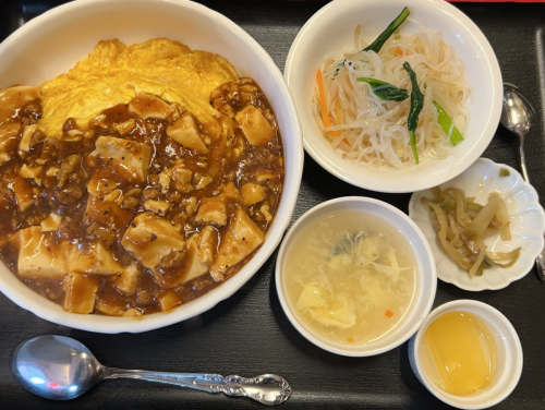 Mapo tofu Tianjin rice bowl