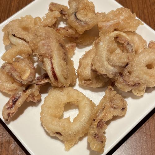 Deep fried squid