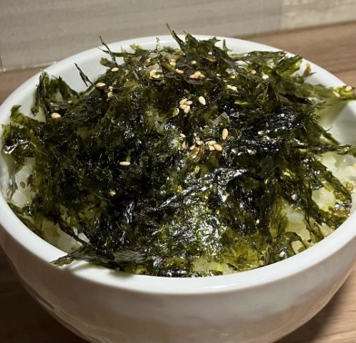 Green onion and seaweed rice (small)