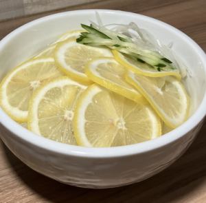 Lemon cold noodles