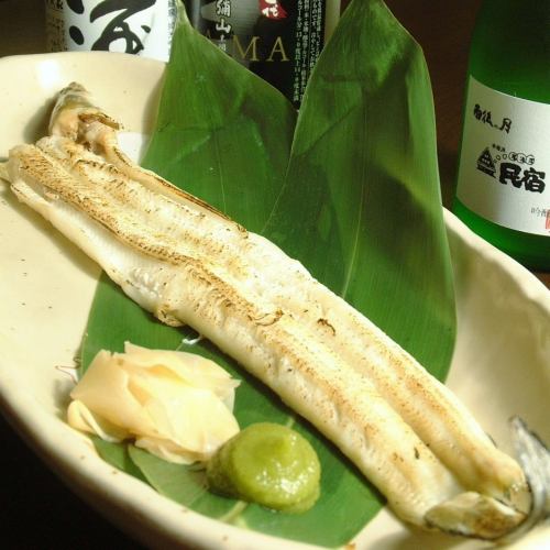 Setouchi local conger eel grilled/tempura/simmered