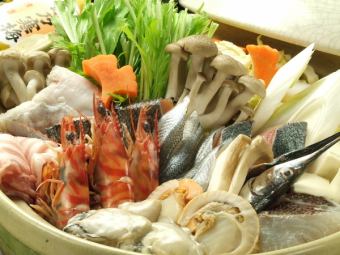 Seafood hot pot