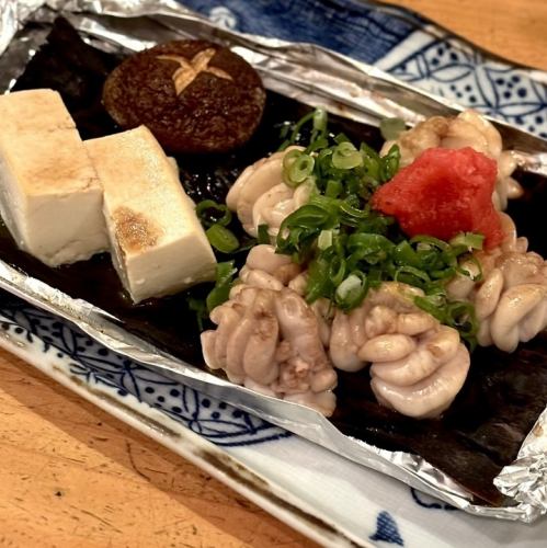 真鱈の白子 日高昆布のせ松前焼き