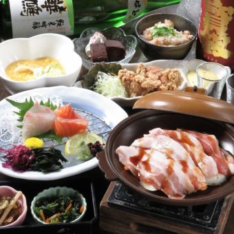 ◆ Individually served [2-hour all-you-can-drink] Reasonably priced! Sakura Course (7 dishes including sashimi)