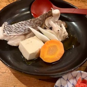 桜鯛の松前酒蒸し