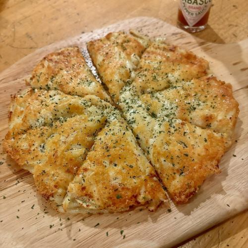 Potato, mentaiko, and cheese galette