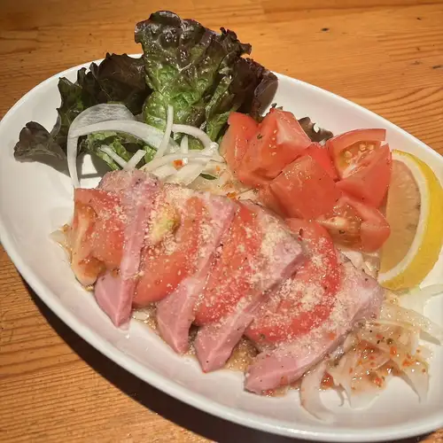 ローストポークのトマトカルパッチョ