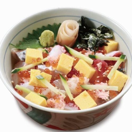 宮崎産ぶり ぶりと鯛の漬け丼海鮮バラちらし丼