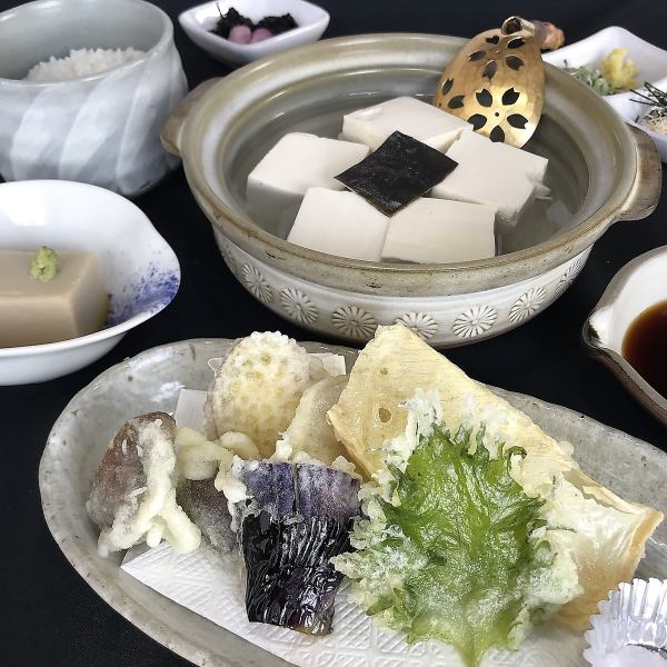 Traditional taste at an affordable price [Kyoto yudofu set]