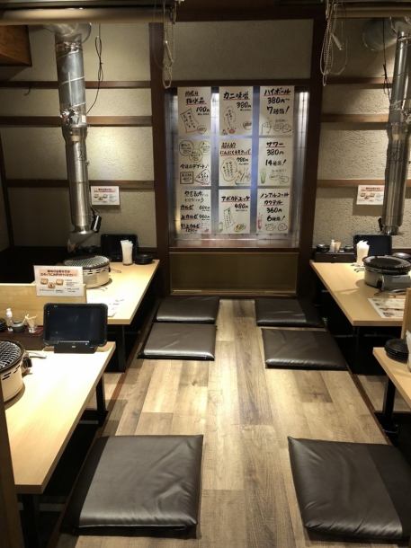 The sunken kotatsu seats are available for small to large groups.Please feel free to contact us for banquets.In addition, we can prepare partitions according to the customer's request! It can be used for various dinner parties, entertainment, and dinner parties.Noto Beef/Katamachi/Yakiniku