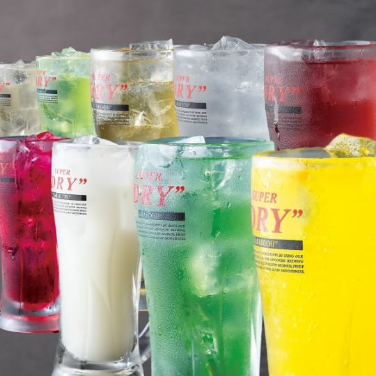 【단품 음료 무제한】 음료 무제한 120분!!2,000엔 ※요리 3,000엔 이상 주문으로 적용