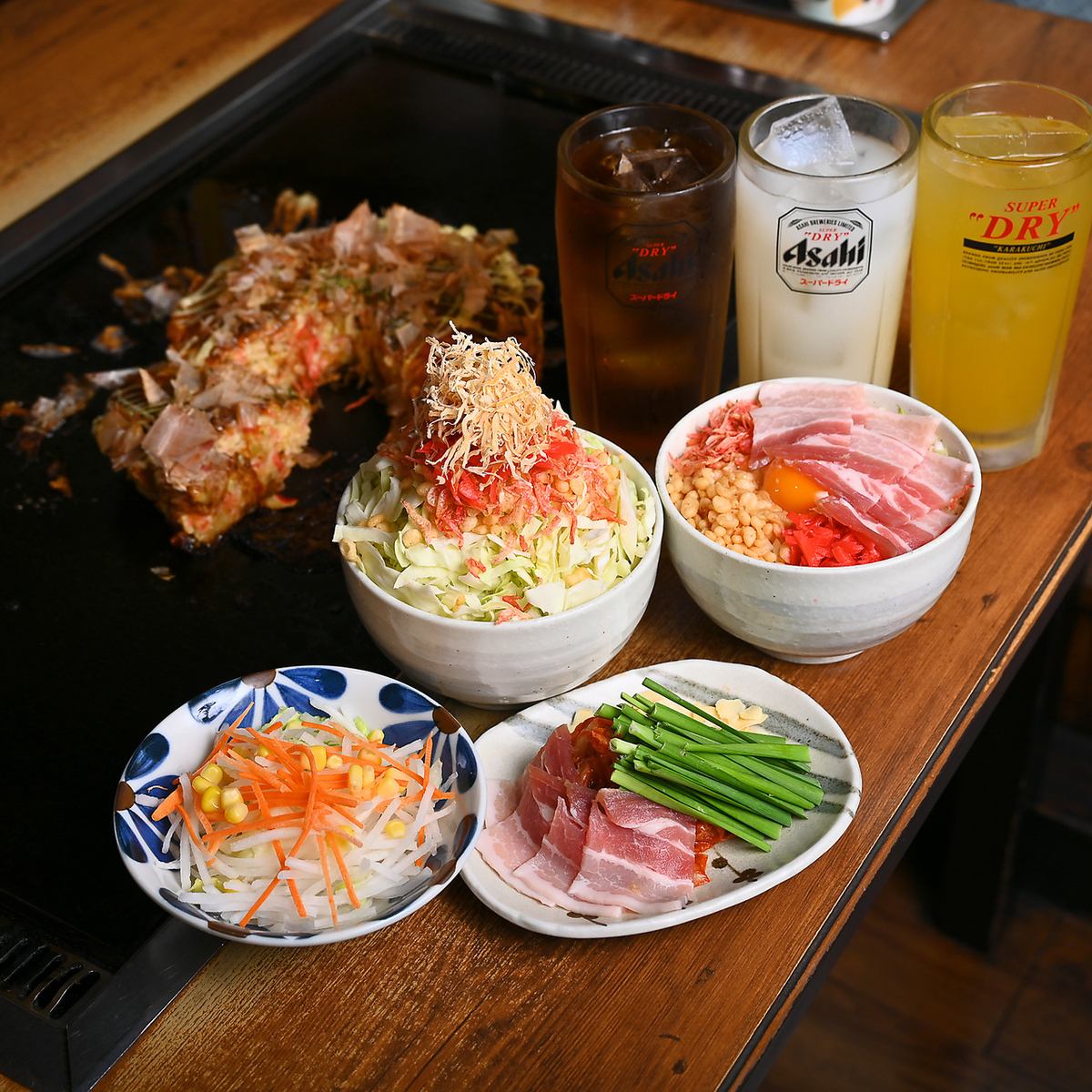 アルコール付き90分食べ飲み放題が3500円♪