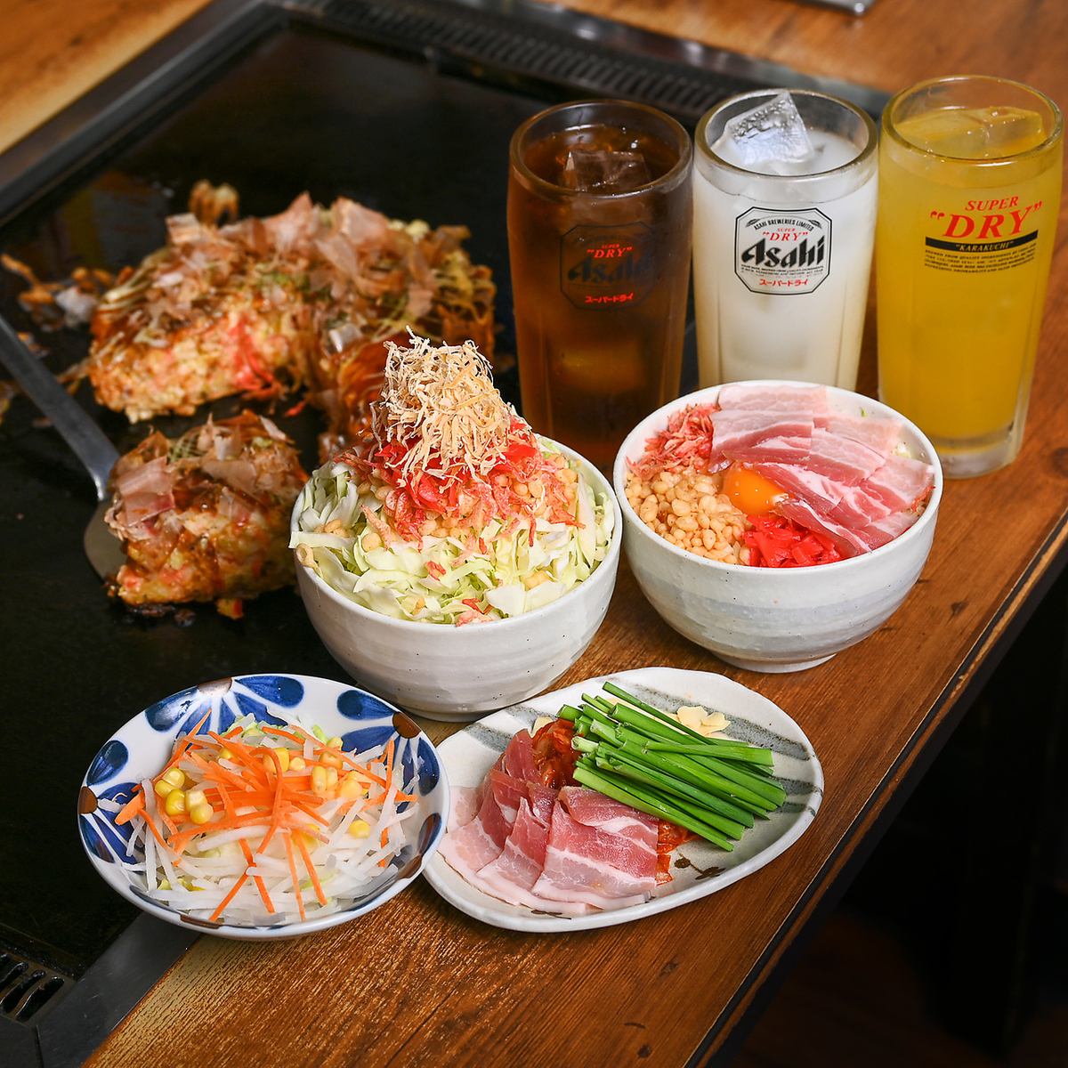 【人気★鉄板焼メニュー】カキバターやげそを自分好みで♪