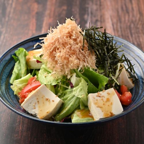 Katsuobushi and Smooth Tofu Salad