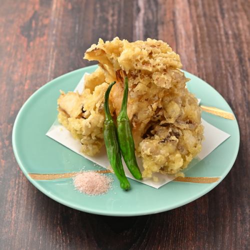 Crispy maitake mushroom tempura
