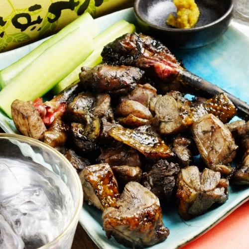 地鶏骨付き　もも焼き