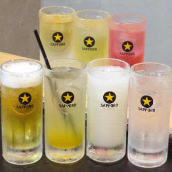 【単品】90分飲み放題(生ビール含む) コスパよし。ラインナップ充実♪