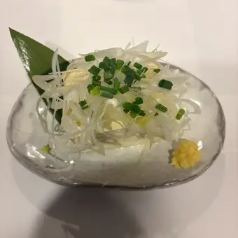 Salted squid and chilled tofu