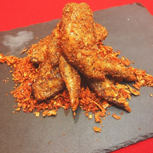 Hunan-style fried chicken wings with chili peppers [Mao Zedong chicken wings] 4 pieces