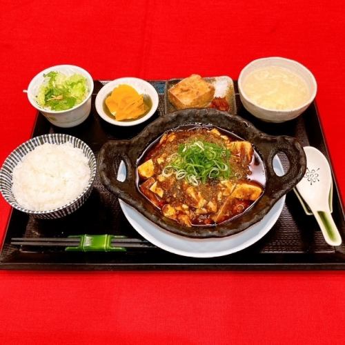 土鍋麻婆豆腐セット(華や 名物ランチ)