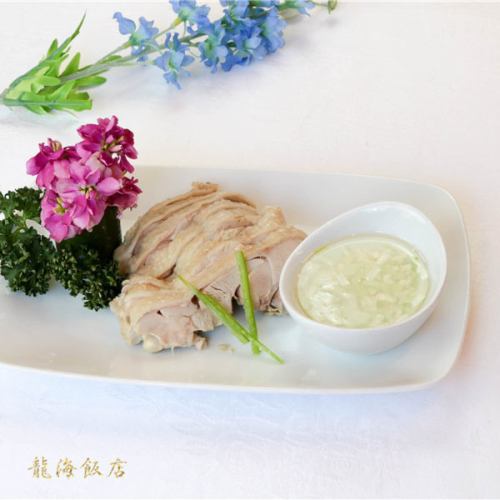 Cold steamed chicken