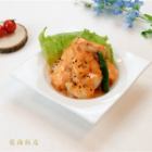 Shrimp with aurore sauce