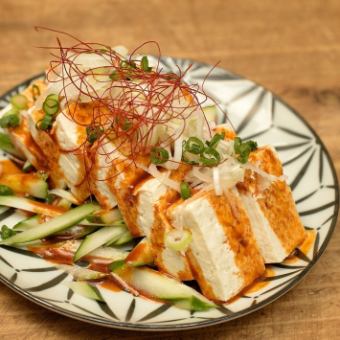 担々肉味噌 島豆腐