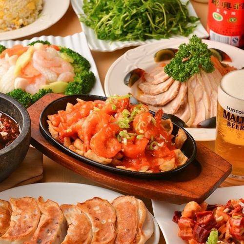 [98 types] All-you-can-eat and all-you-can-drink authentic Chinese food for 2 hours