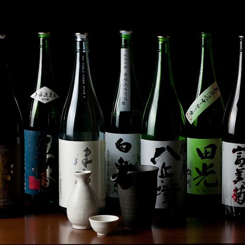 【種類豊富に取り揃え】日本酒各種