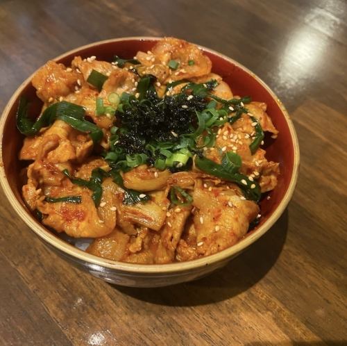 豚キムチ丼