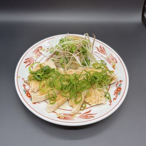 辛旨な鶏ハムポン酢