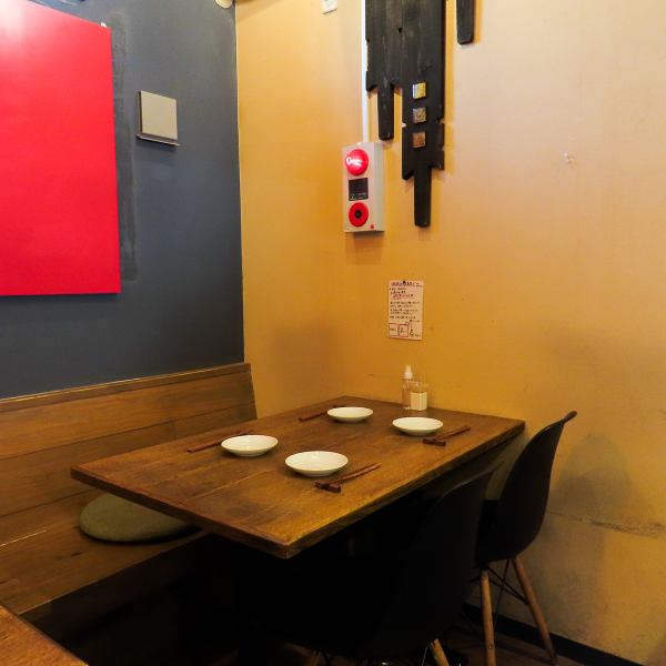 4名様でテーブル席をご希望ならこちらのお席へ★川越市駅から徒歩1分♪「行きつけ」にしたくなる、そんなお店です♪
