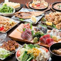 《120分飲放付》充実!お得【うまいもん11品(飲み放題付)4,500円コース】