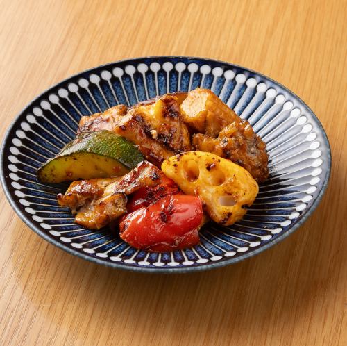 鶏ハラミ旨辛焼き