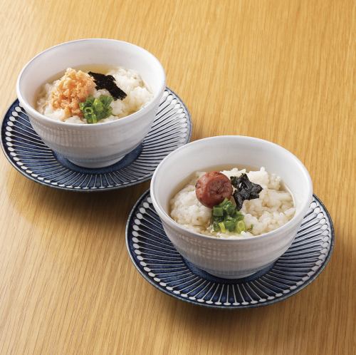 出汁茶漬け (鮭/梅) 各