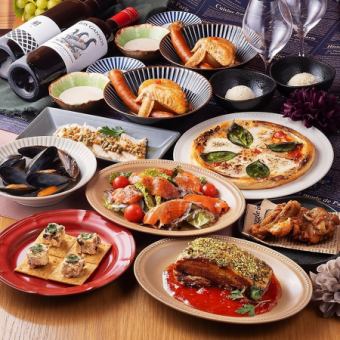 【一番人気】mottoのおすすめコース9品/4950円(税込)[料理のみ]