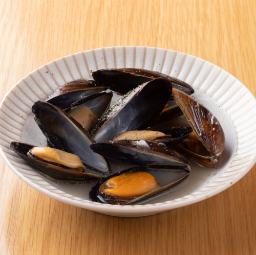 ムール貝のアンチョビ蒸し