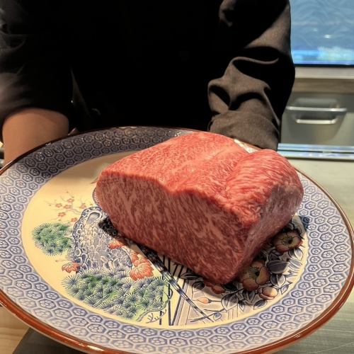 旬の食材で味わう鉄板焼き