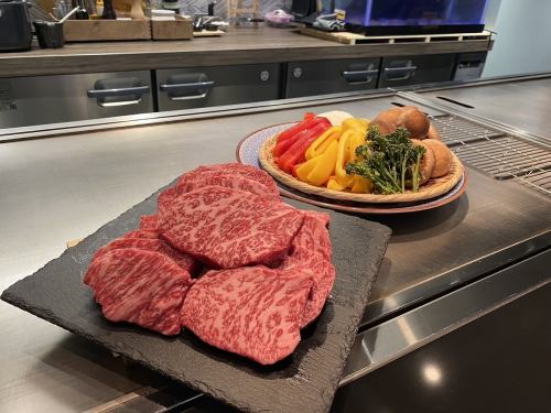 【ディナーコース】- 鉄板 - 全8品13200円(税込)～！特別な日やお祝いにご利用ください♪